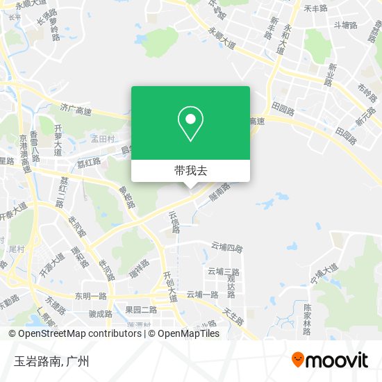 玉岩路南地图
