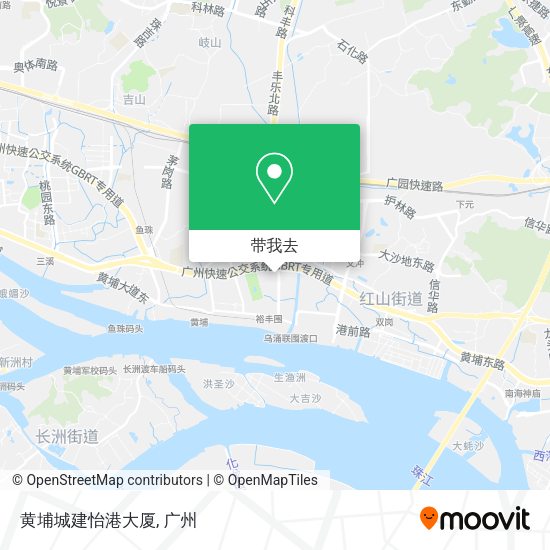 黄埔城建怡港大厦地图