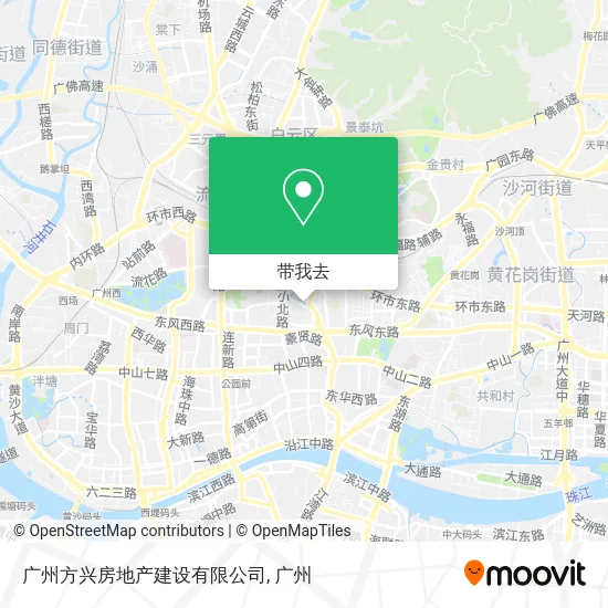 广州方兴房地产建设有限公司地图