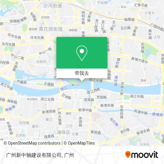 广州新中轴建设有限公司地图