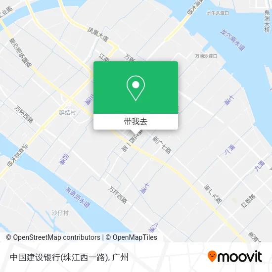 中国建设银行(珠江西一路)地图