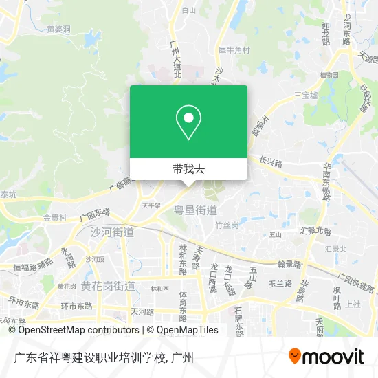 广东省祥粤建设职业培训学校地图