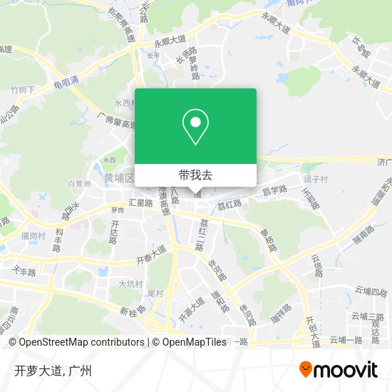 开萝大道地图