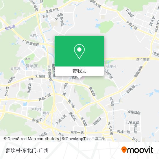 萝坎村-东北门地图
