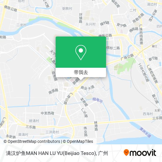 满汉炉鱼MAN HAN LU YU(Beijiao Tesco)地图