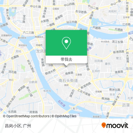 昌岗小区地图