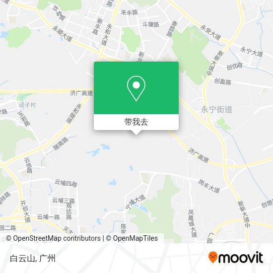白云山地图