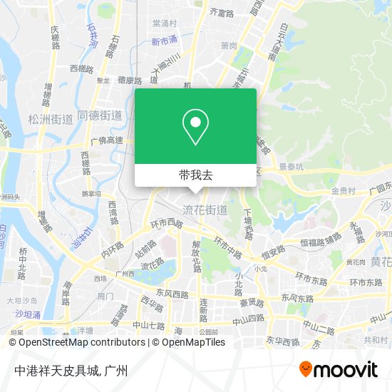 中港祥天皮具城地图