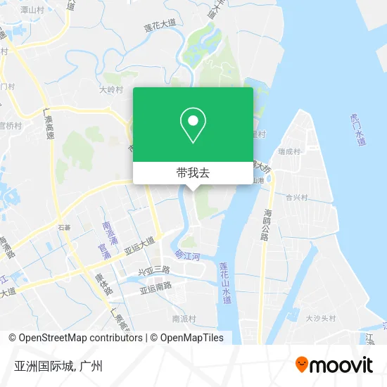 亚洲国际城地图