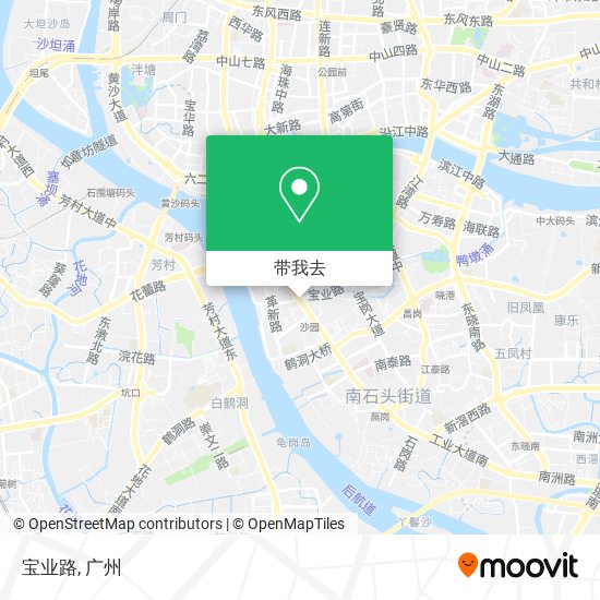 宝业路地图