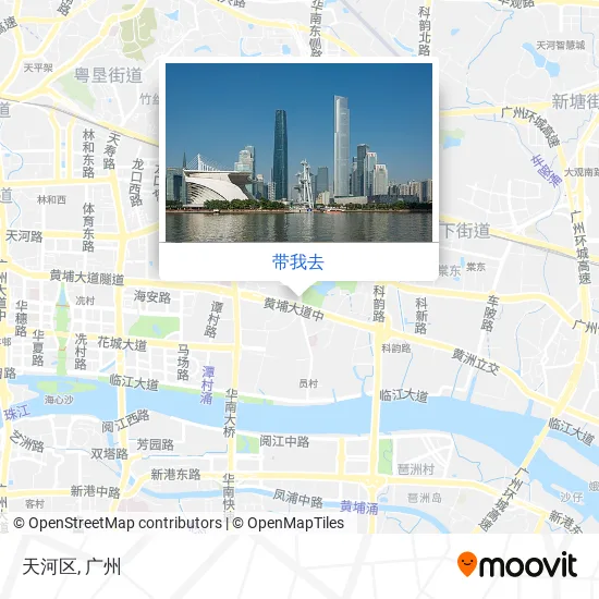 天河区地图
