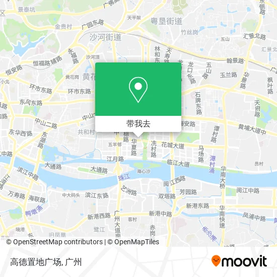 高德置地广场地图