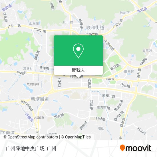 广州绿地中央广场地图