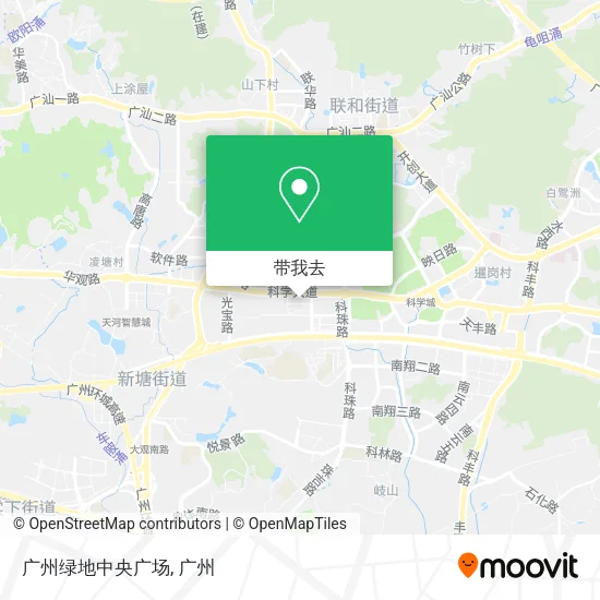 广州绿地中央广场地图