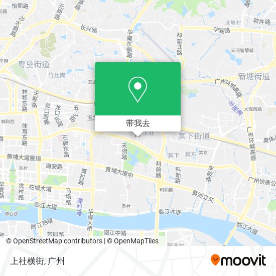 上社横街地图