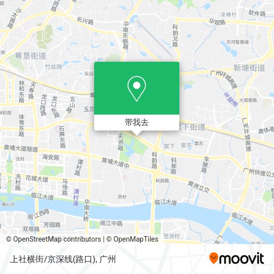 上社横街/京深线(路口)地图