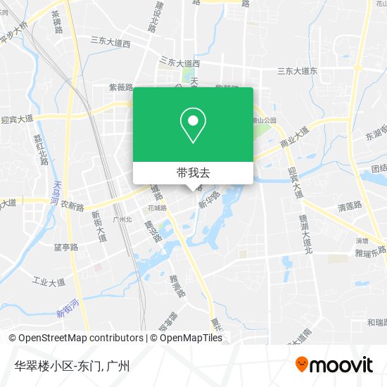 华翠楼小区-东门地图