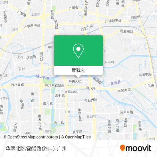 华翠北路/融通路(路口)地图