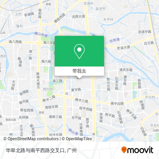 华翠北路与南平西路交叉口地图