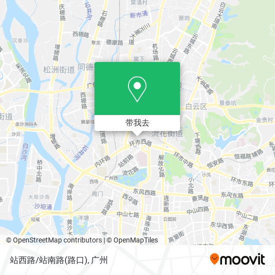 站西路/站南路(路口)地图