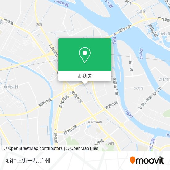 祈福上街一巷地图