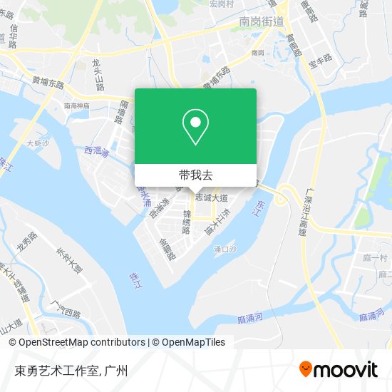 束勇艺术工作室地图