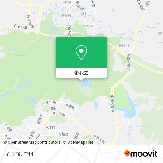 石牙顶地图