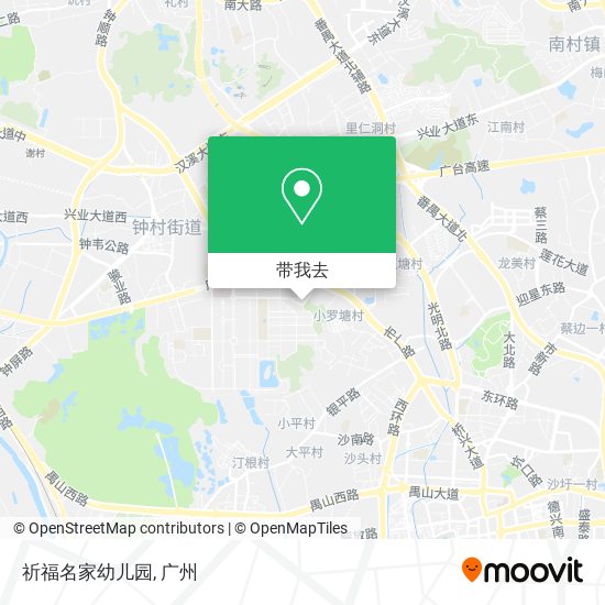 祈福名家幼儿园地图