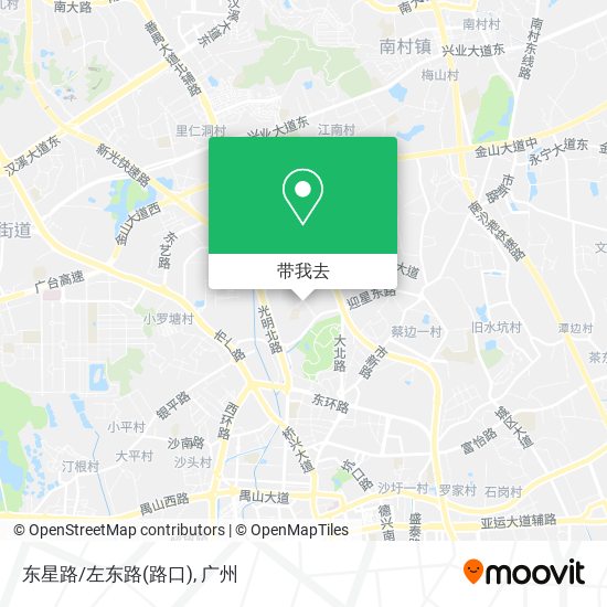 东星路/左东路(路口)地图