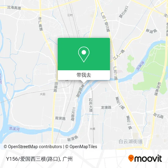 Y156/爱国西三横(路口)地图