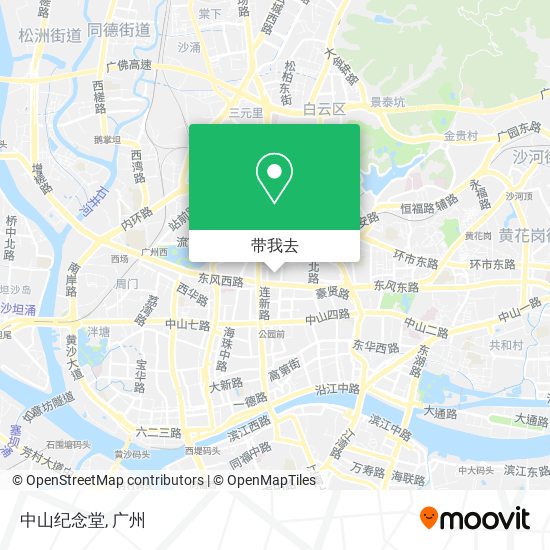 中山纪念堂地图