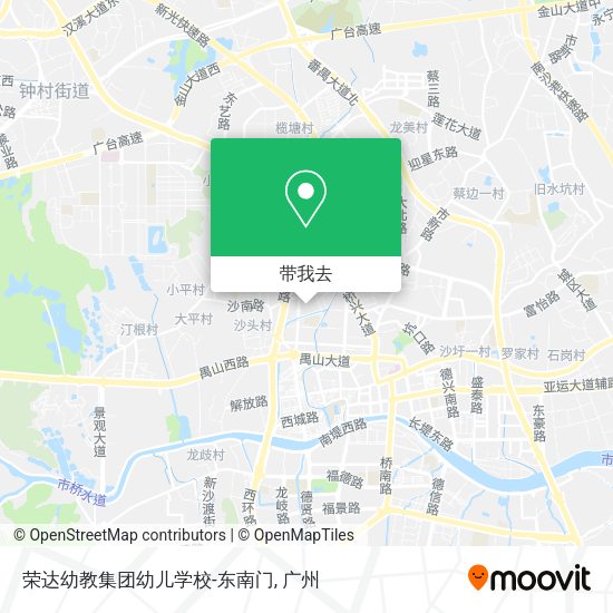 荣达幼教集团幼儿学校-东南门地图