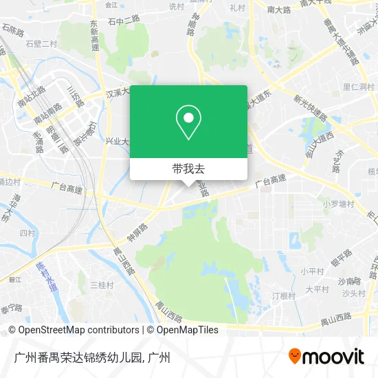 广州番禺荣达锦绣幼儿园地图