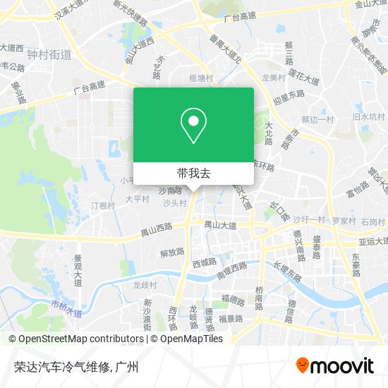荣达汽车冷气维修地图