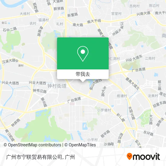 广州市宁联贸易有限公司地图