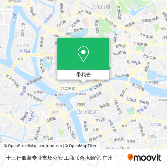 十三行服装专业市场公安·工商联合执勤室地图