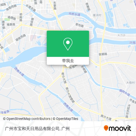广州市宝和天日用品有限公司地图