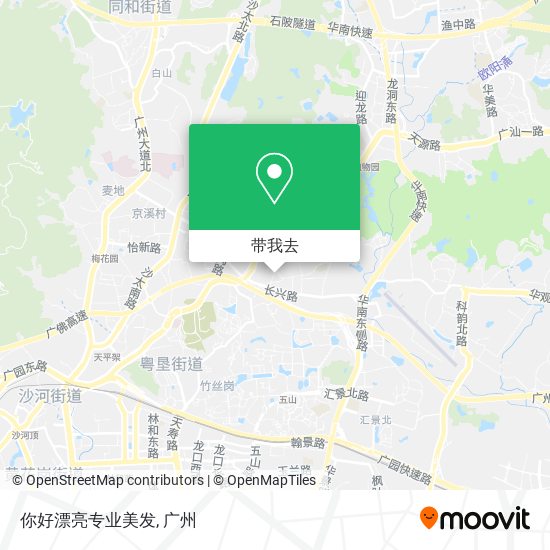你好漂亮专业美发地图