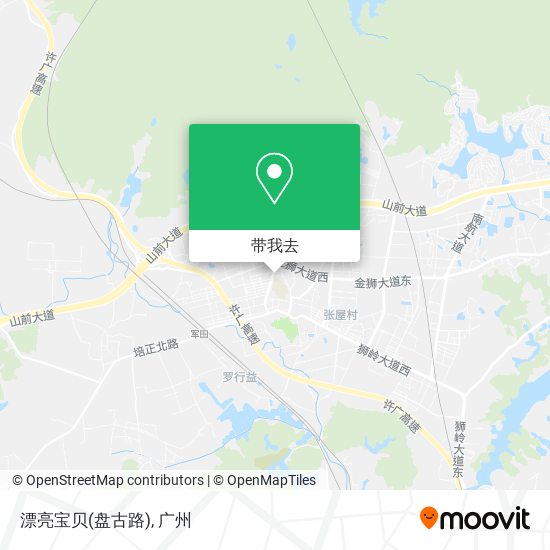 漂亮宝贝(盘古路)地图