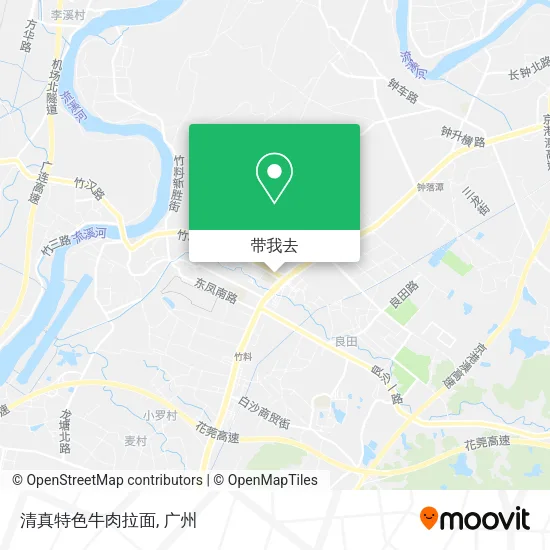清真特色牛肉拉面地图