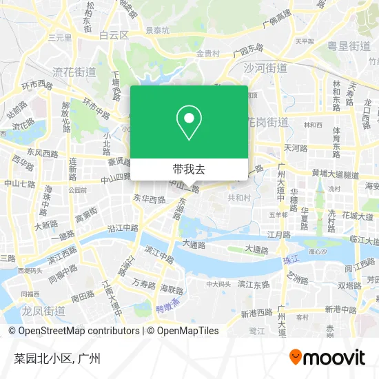菜园北小区地图