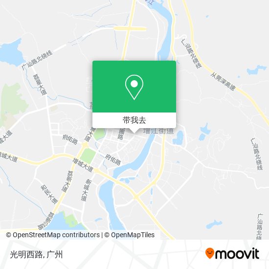 光明西路地图