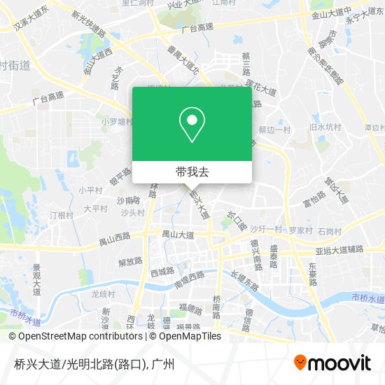 桥兴大道/光明北路(路口)地图