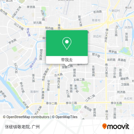 张槎镇敬老院地图