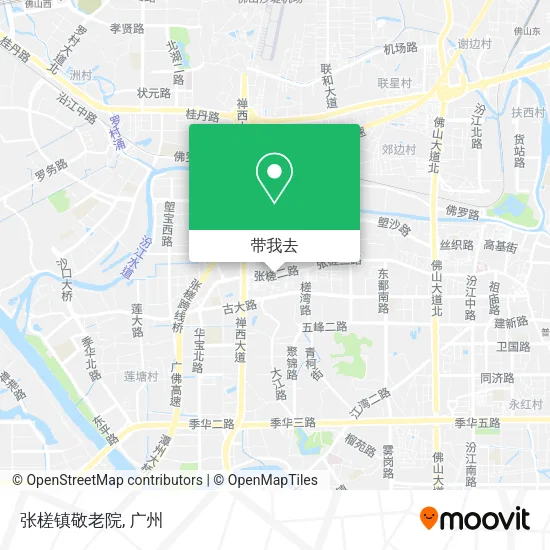张槎镇敬老院地图
