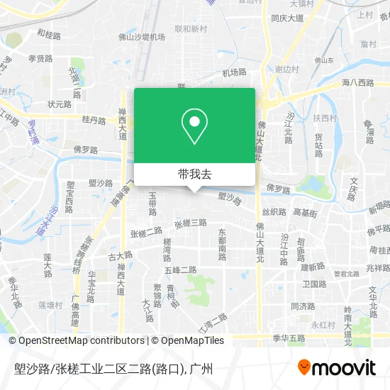 塱沙路/张槎工业二区二路(路口)地图