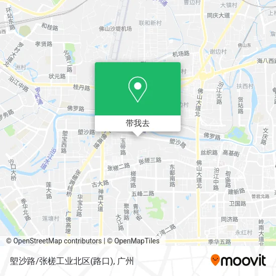 塱沙路/张槎工业北区(路口)地图