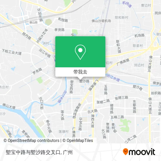 塱宝中路与塱沙路交叉口地图