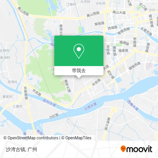 沙湾古镇地图