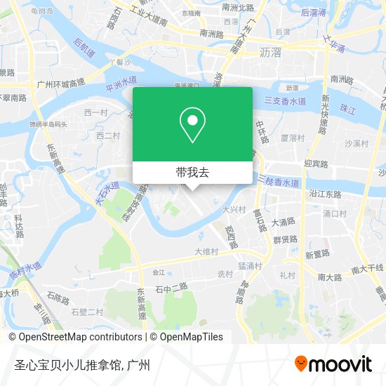 圣心宝贝小儿推拿馆地图